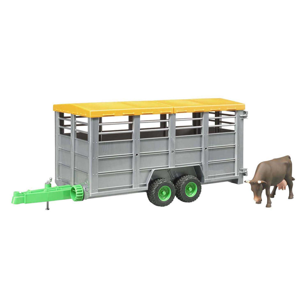 Bruder veetransportwagen met koe 1:16