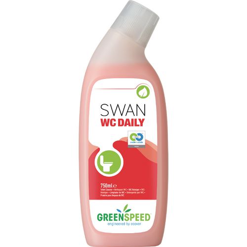 Toiletreiniger greenspeed wc daily 750 ml roze