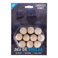 Houten jeu de boules buts, 10st.