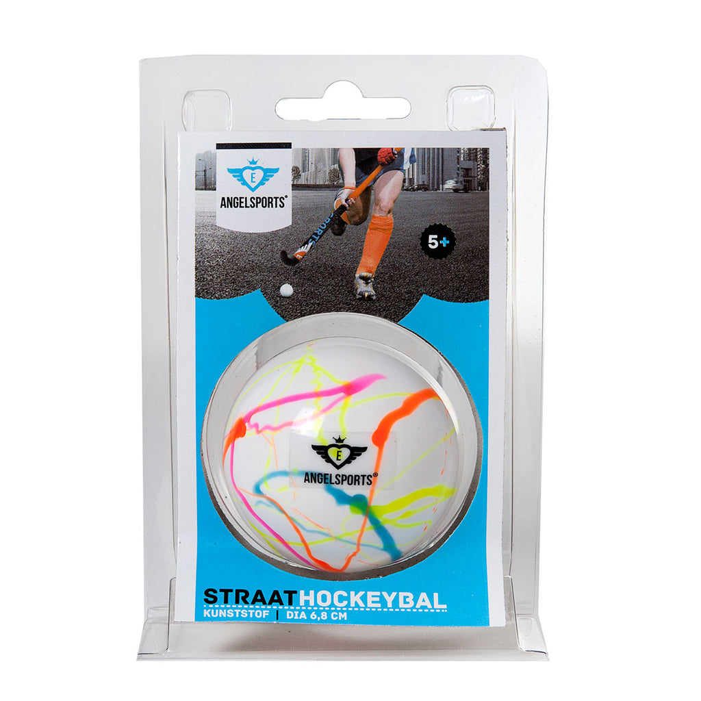Engelhart hockeybal gekleurd vlam