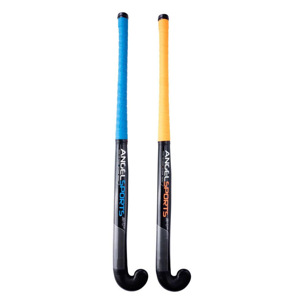 Angel sports hockeyset oranje en blauw 34''