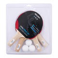 Engelhart tafeltennisset 4x 1-ster bat + 3 ballen