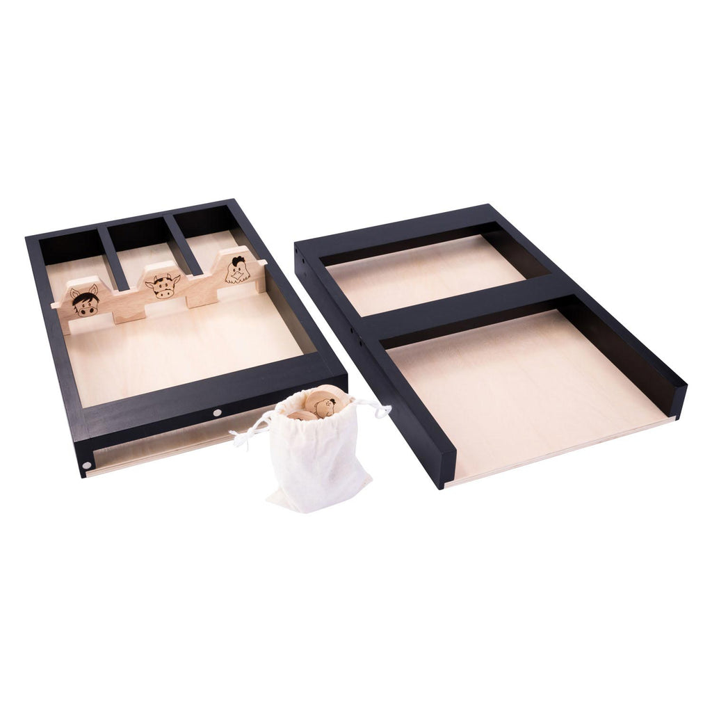 Shuffleboard-Tiere aus Holz für Kinder, 80 cm