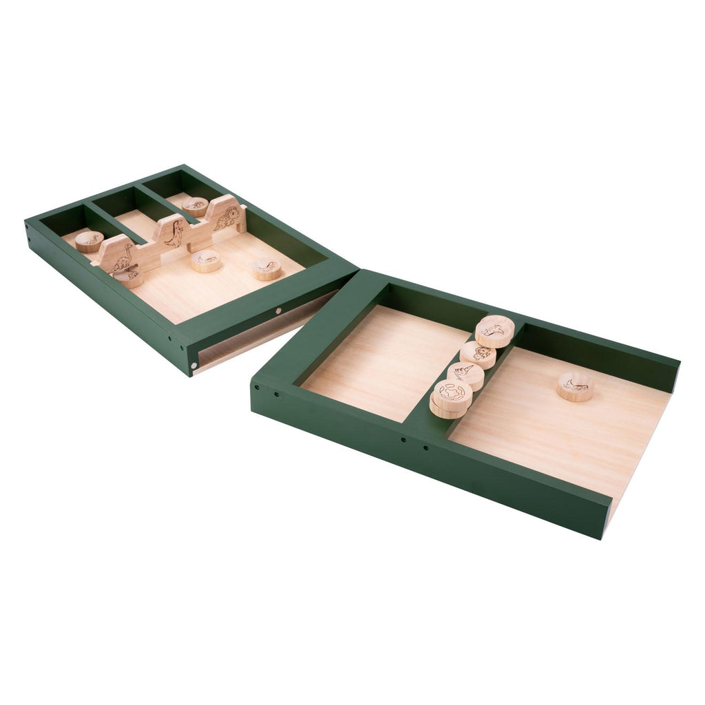 Houten kinder sjoelbak dino, 80cm
