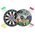 Magnetische Dartscheibe, doppelseitig, Tiermotive