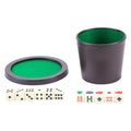 Pokerbecher mit Deckel und Würfeln
