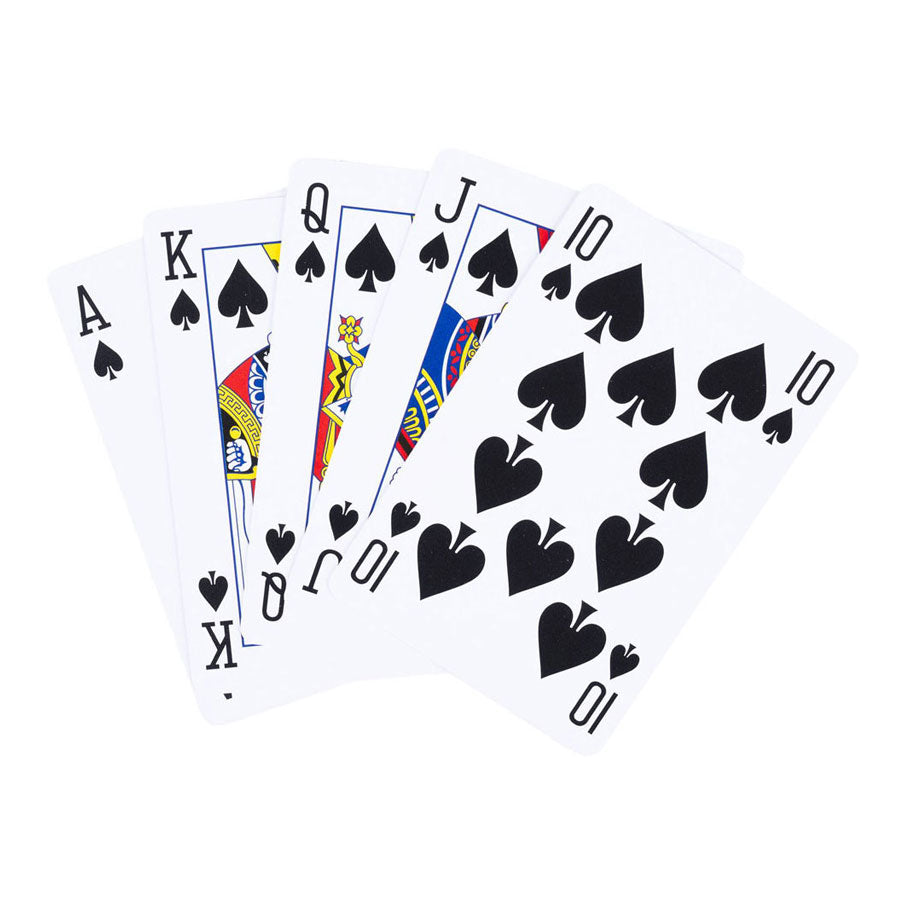 Longfield speelkaarten 100% plastic, 2 sets in kunststof doos poker bridge