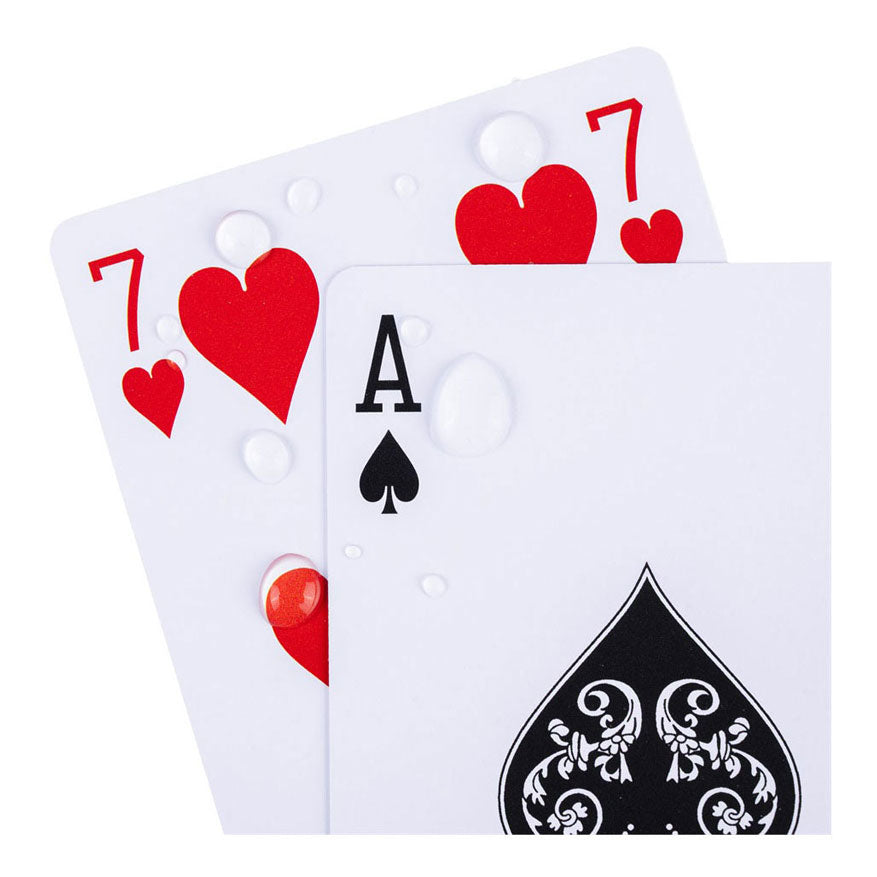 Longfield speelkaarten 100% plastic, 2 sets in kunststof doos poker bridge