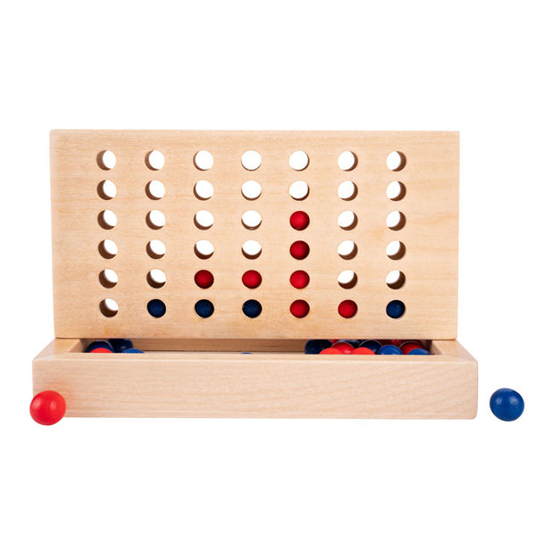 Longfield houten vier op een rij-spel