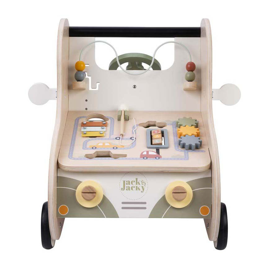 Jack jacky houten loopwagen auto jack jacky
