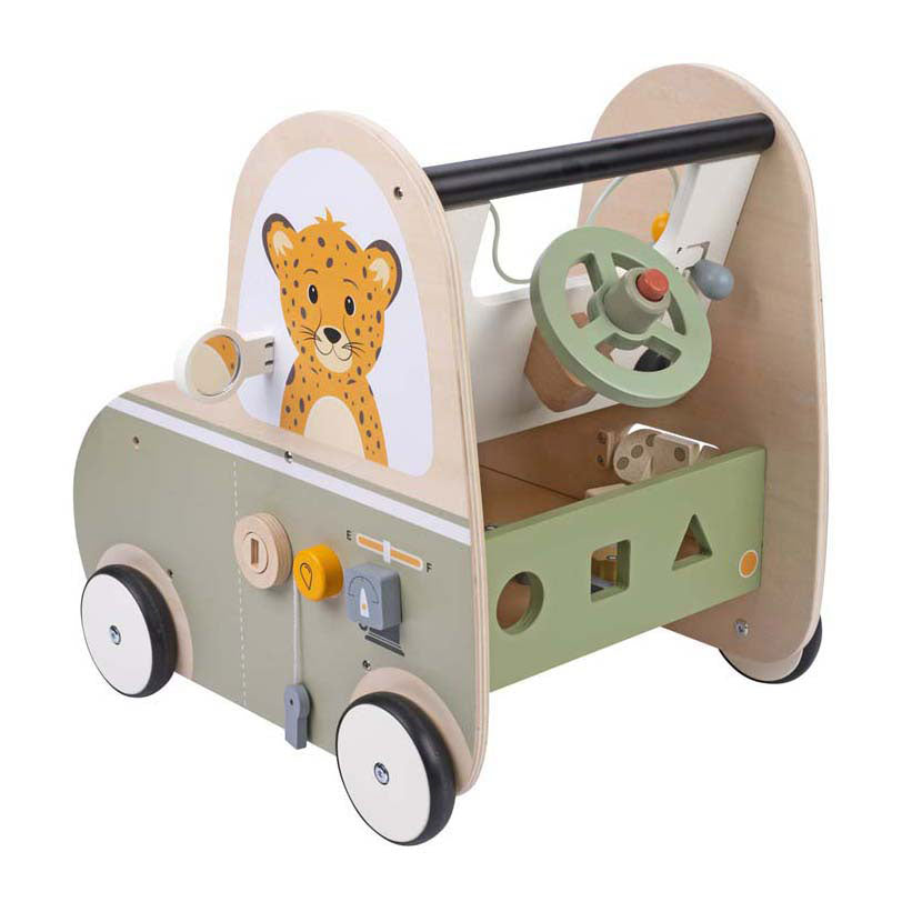 Jack jacky houten loopwagen auto jack jacky