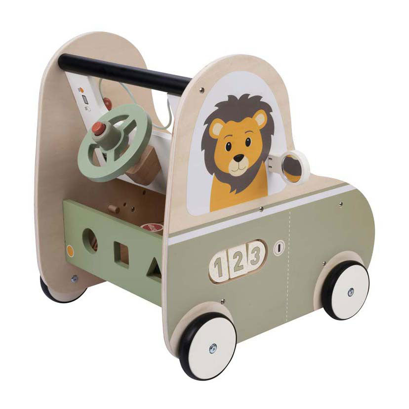 Jack jacky houten loopwagen auto jack jacky