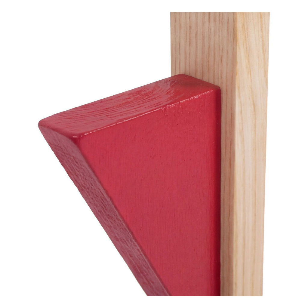 Engelhart stelten hout met gekleurde voetsteun set 2 170 cm, verstelbaar.