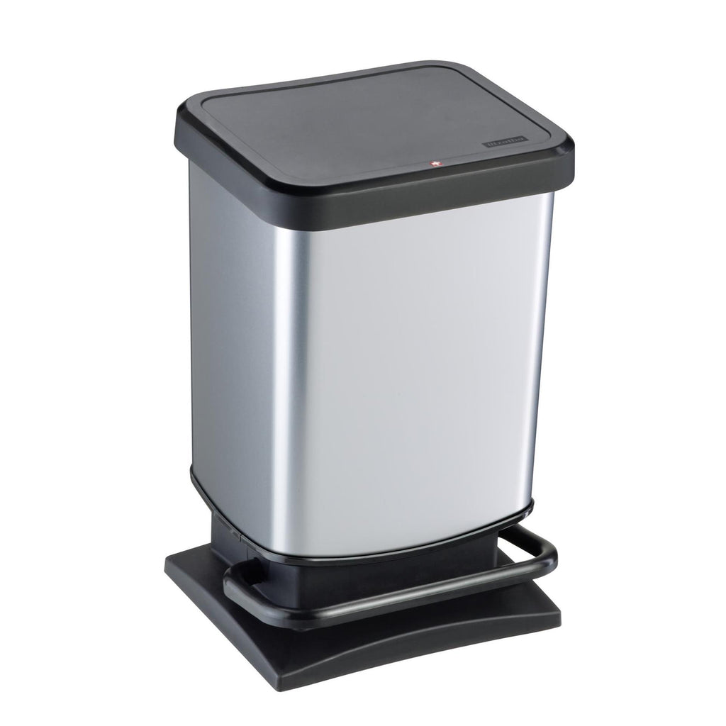 Rotho paso pedaalemmer 20l zilver