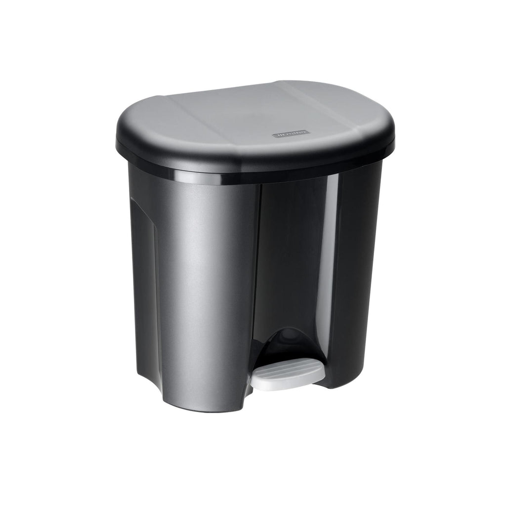 Rotho Pila Treteimer mit Abfalltrennsystem, 2 x 10 l, schwarz