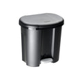 Rotho Pila Treteimer mit Abfalltrennsystem, 2 x 10 l, schwarz