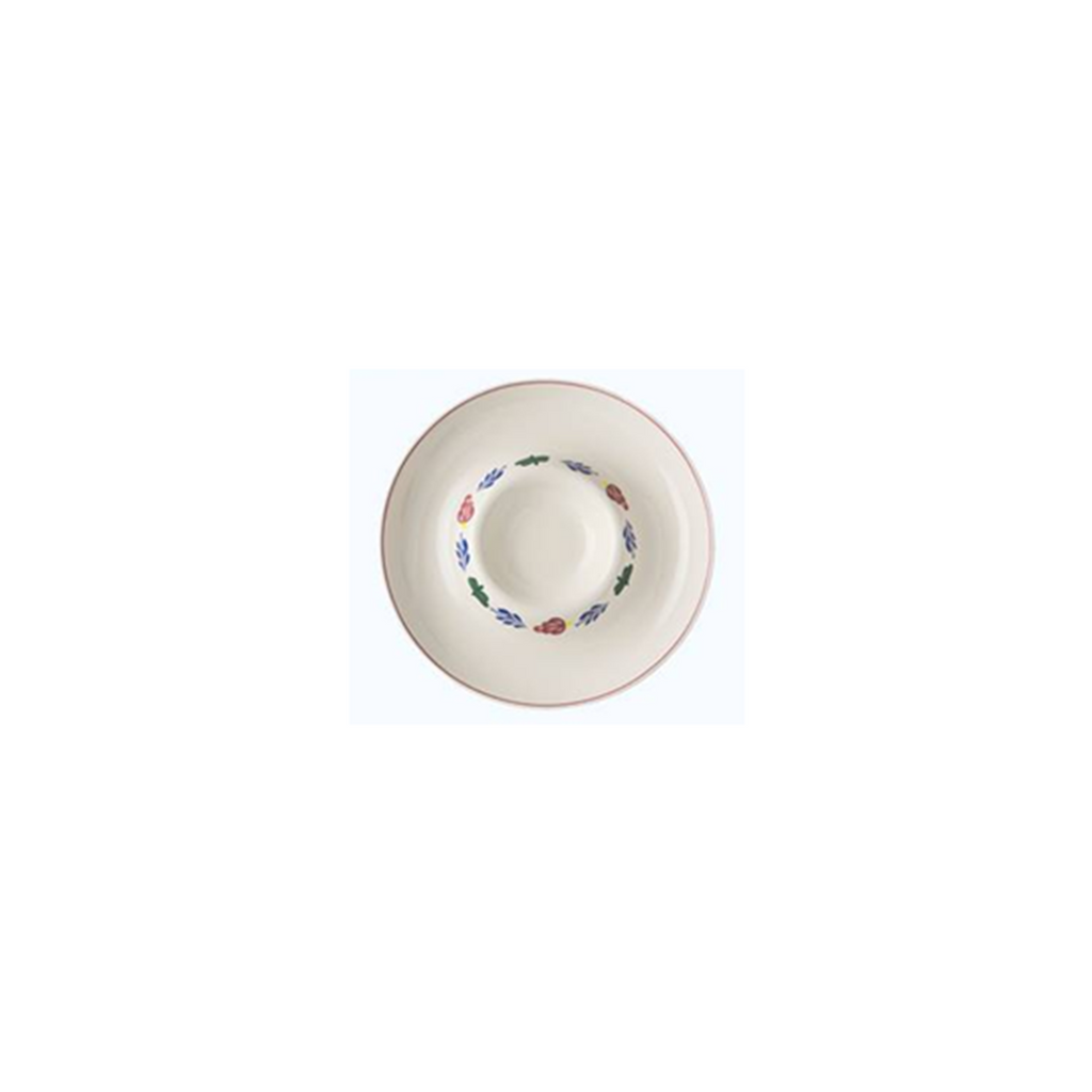 Boerenbont snackschaal ø 33 cm aardewerk