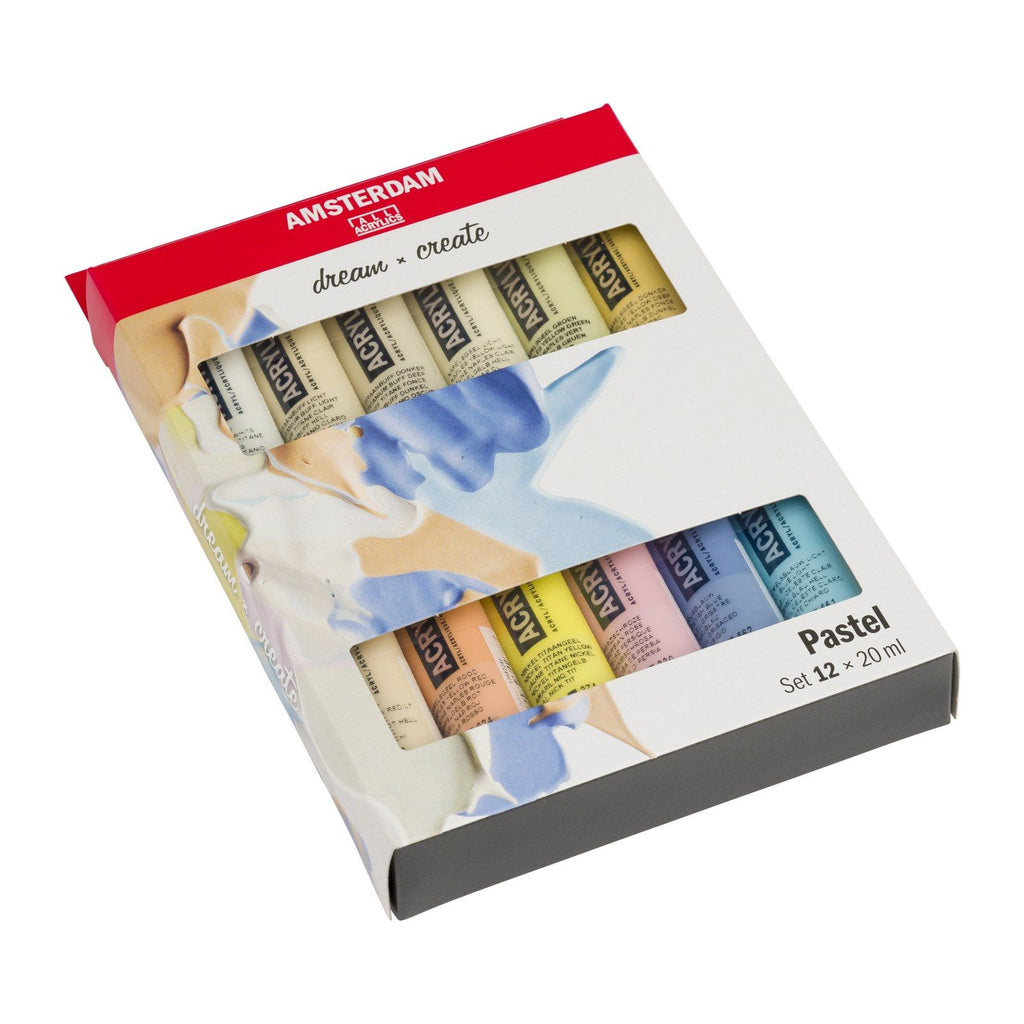 Amsterdam standard series acrylverf pastel set | 12 × 20 ml