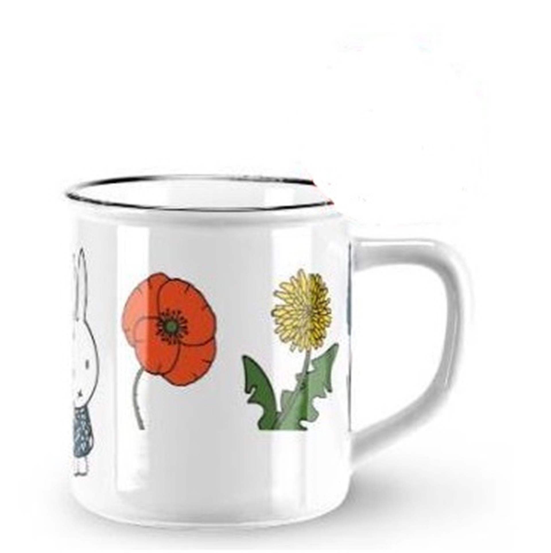 Nijntje mok bloemen ø8xh7,5cm keramiek