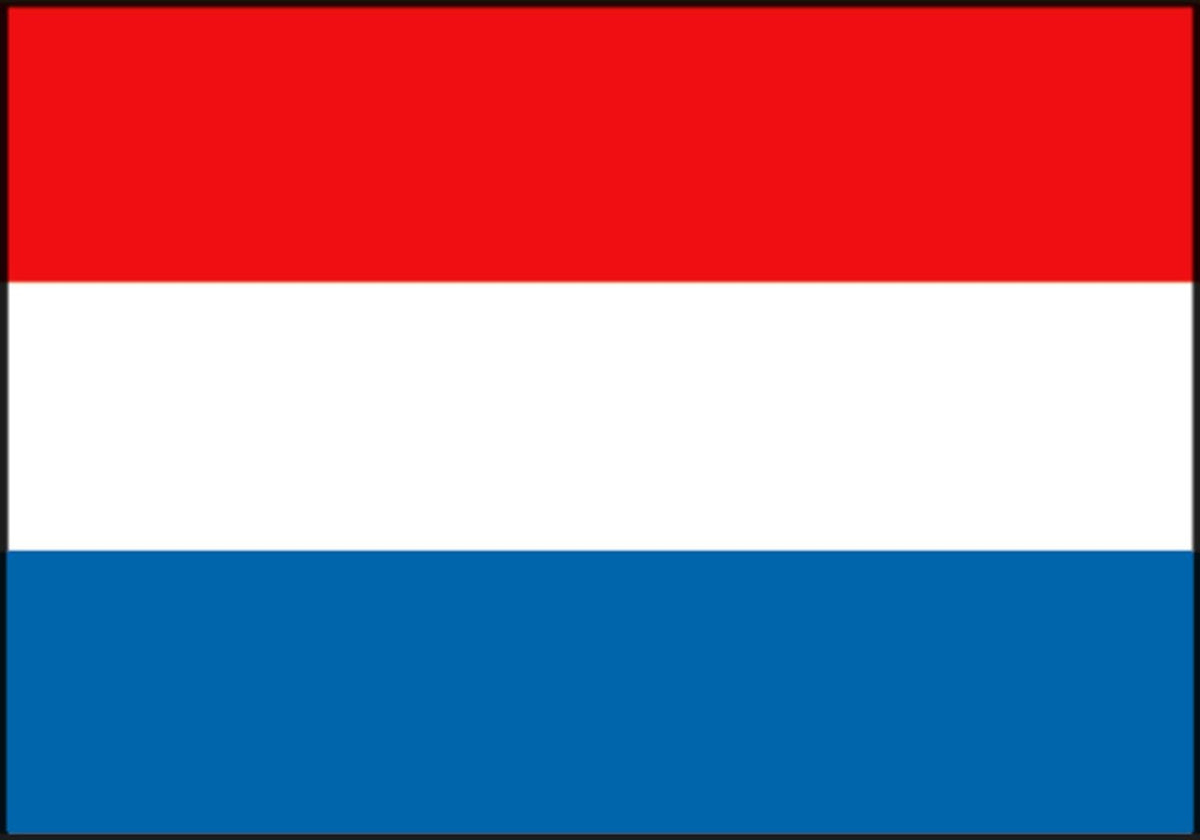 Dokkumer vlaggen centrale vlag nederland 200x300cm spun-poly