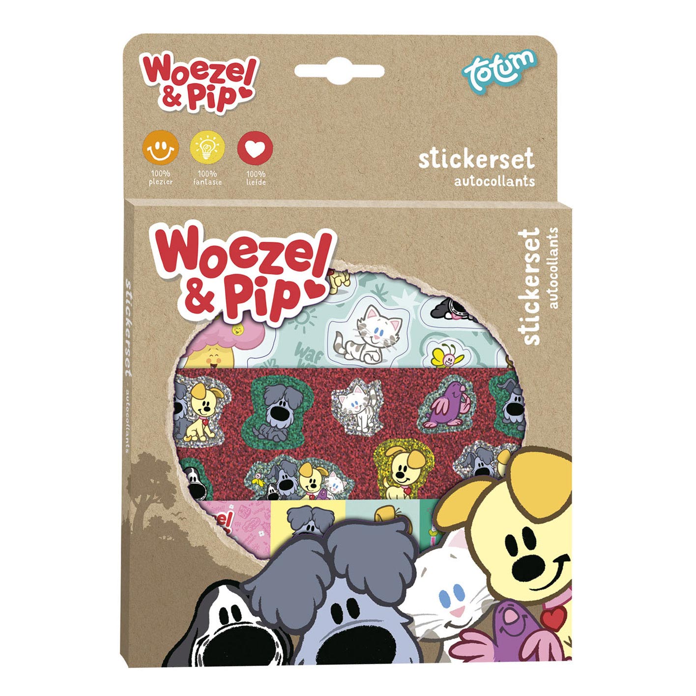 Bambolino Toys Woezel Pip-Aufkleber-Set