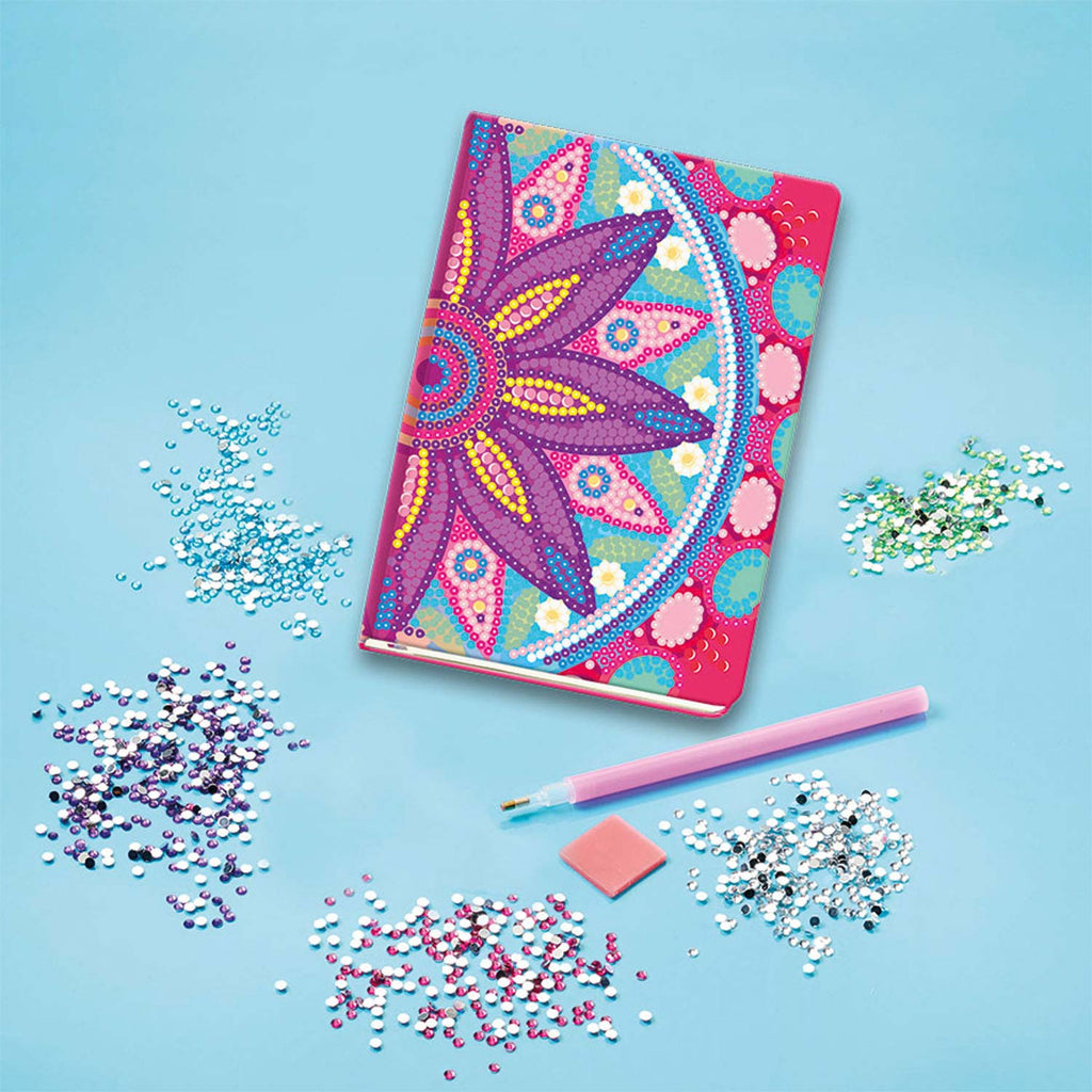 Totum Diamantmalerei-Tagebuch – Blumenmandala rosa