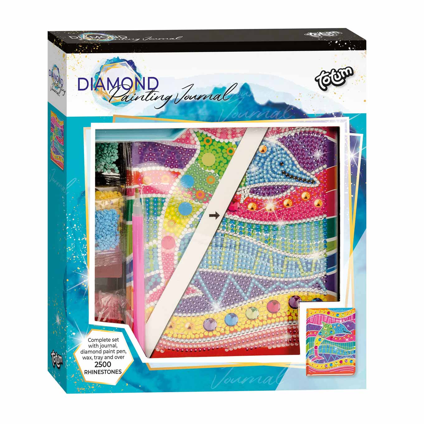 Totum Diamond Painting Tagebuch - Delphin