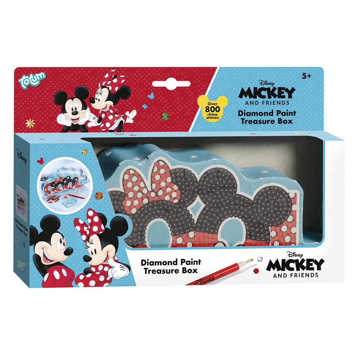 Totum Mickey Mouse - Aufbewahrungsbox für Diamantmalerei