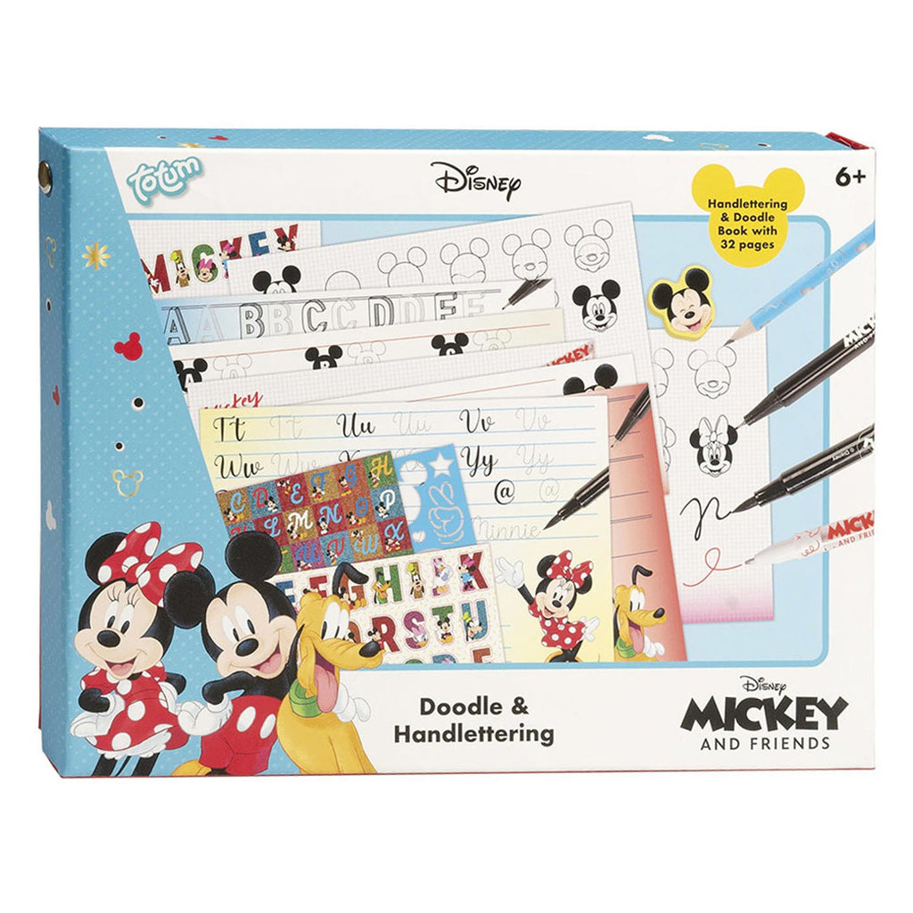 Totum Mickey Mouse - Doodle -Handlettering -Set