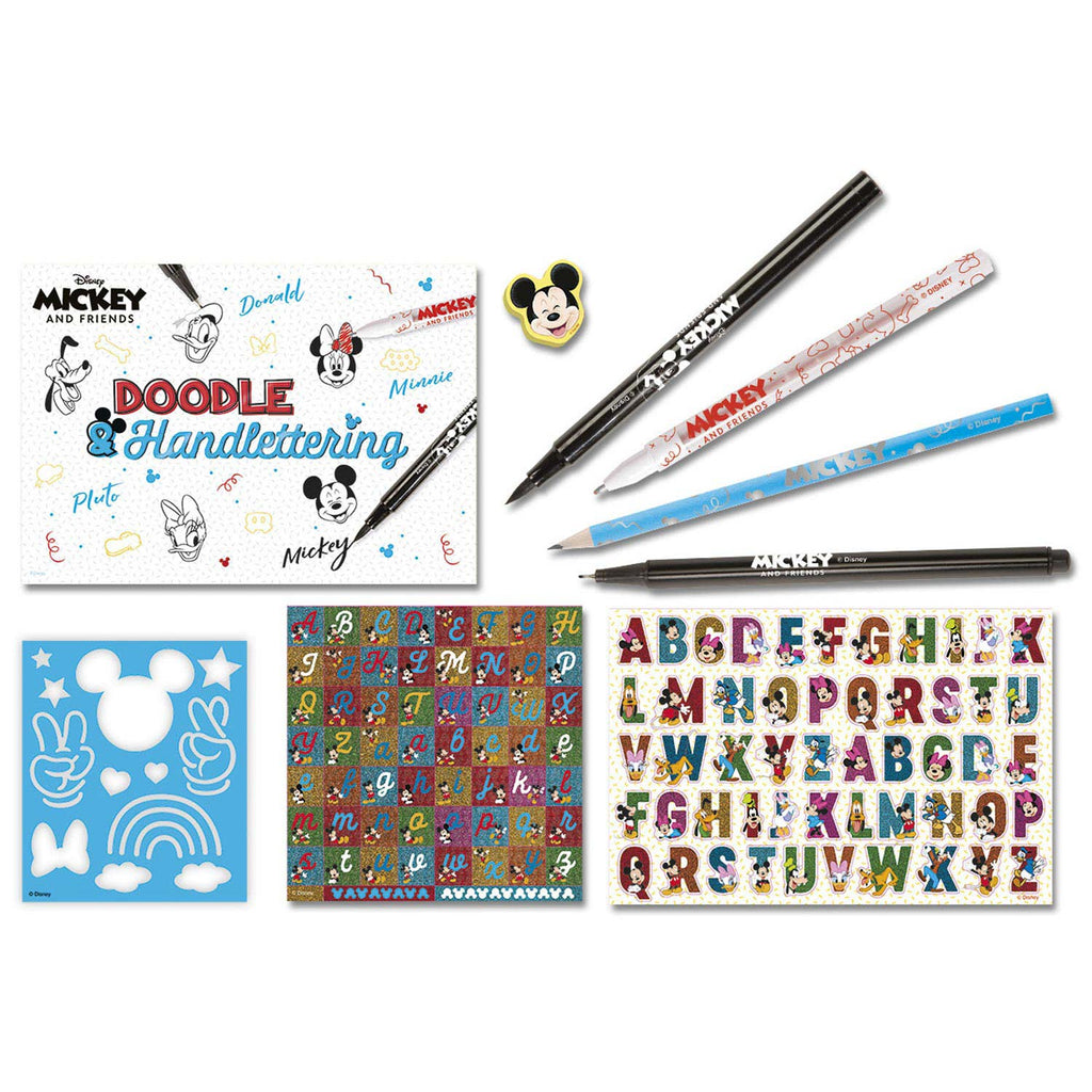 Totum Mickey Mouse - Doodle -Handlettering -Set