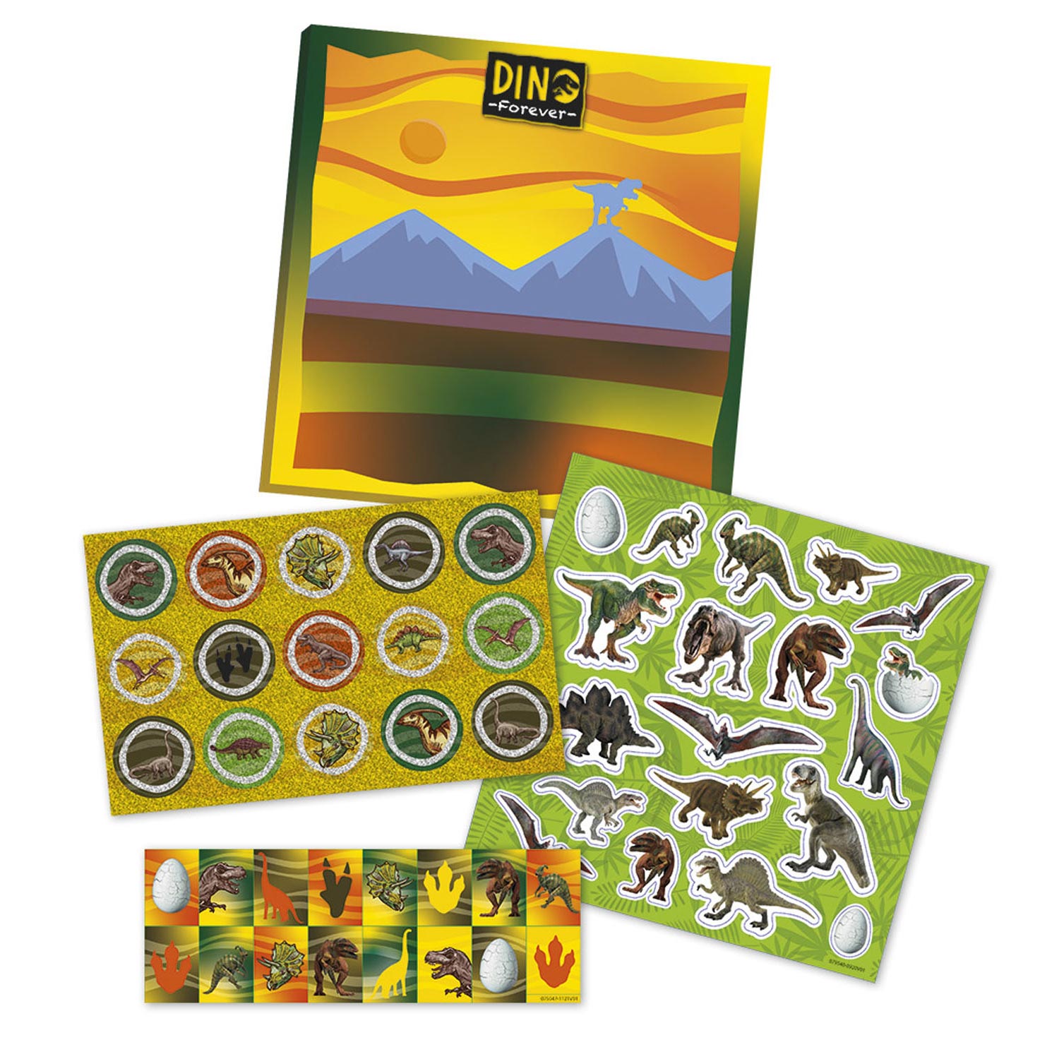 Totum dino forever - stickerset