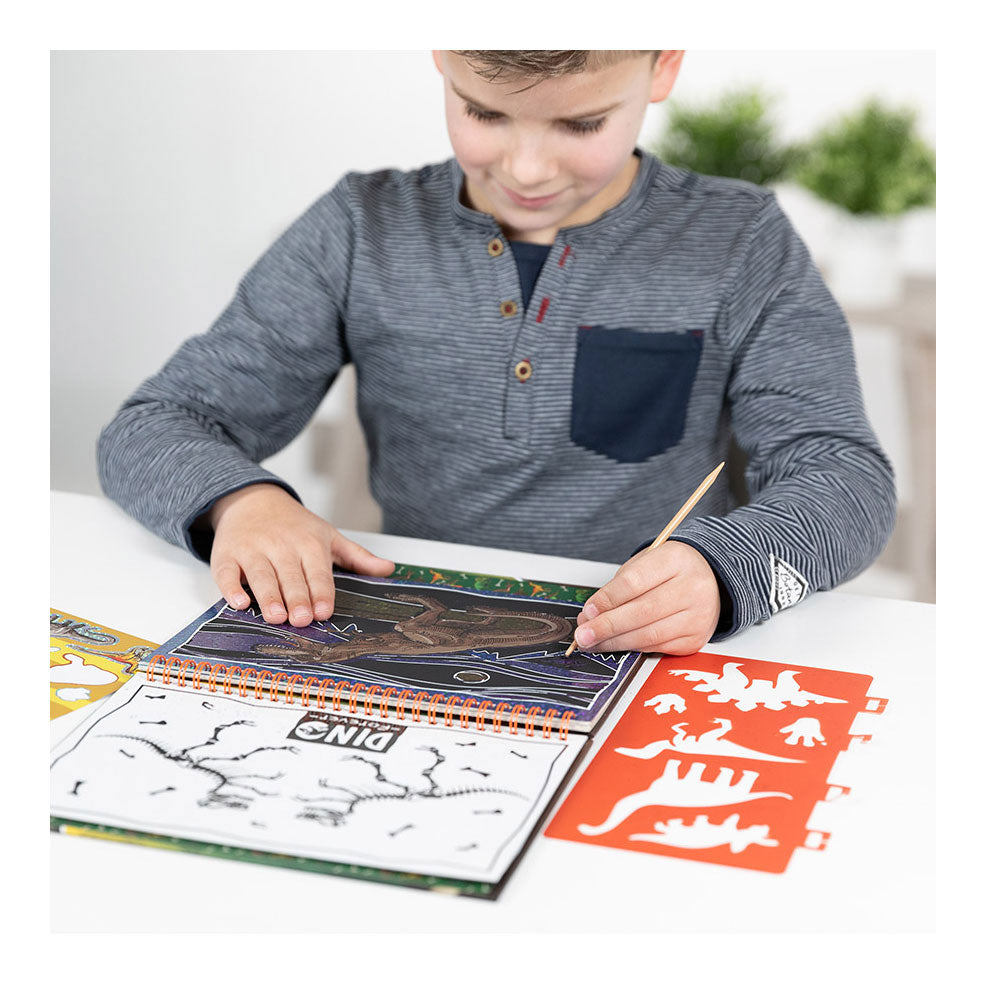 Totum dino forever - scratch boek