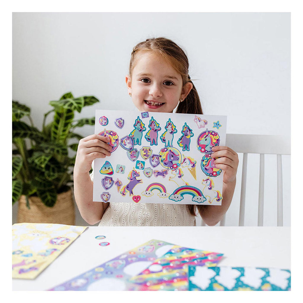 Super -Aufkleber-Set - Einhorn