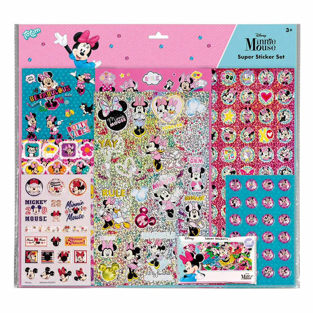 Super -Aufkleber-Set - Minnie Maus