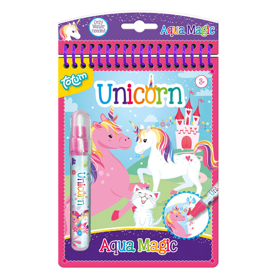 Totum aqua magic eenhoorn water kleurboek