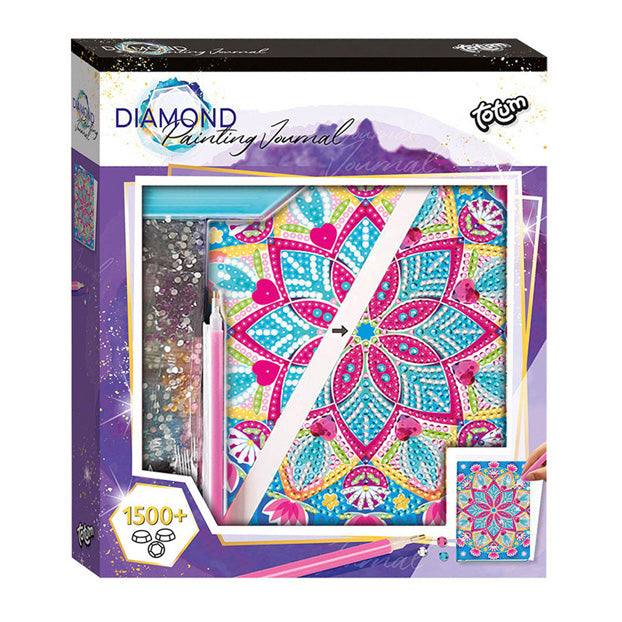 Totum Diamond Painting Notizbuch Mandala 1500+ Steine