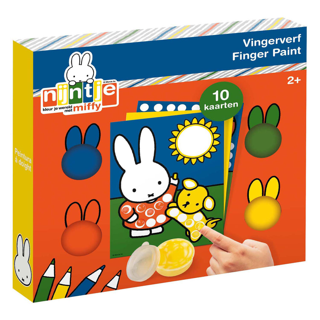 Kreative Bastelgruppe – Kreativ mit Fingerfarben – Miffy