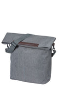 Basil tas city shopper grijs | mik hooks | 16l