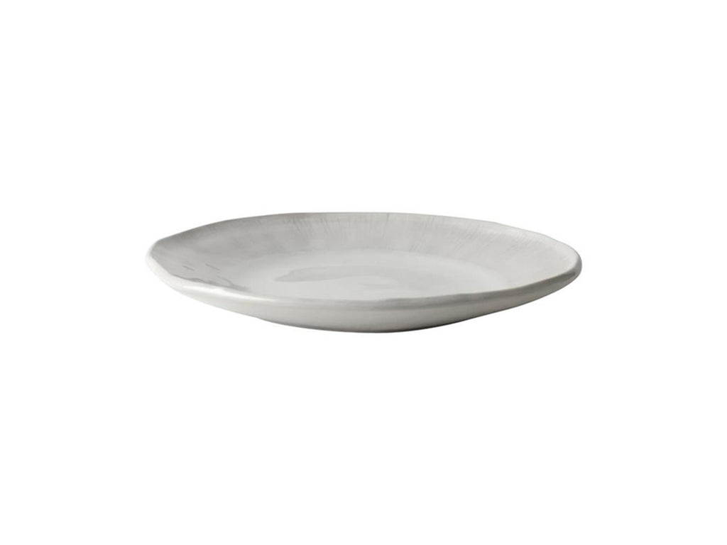Dutch rose organic bord 21,5cm wit 4st