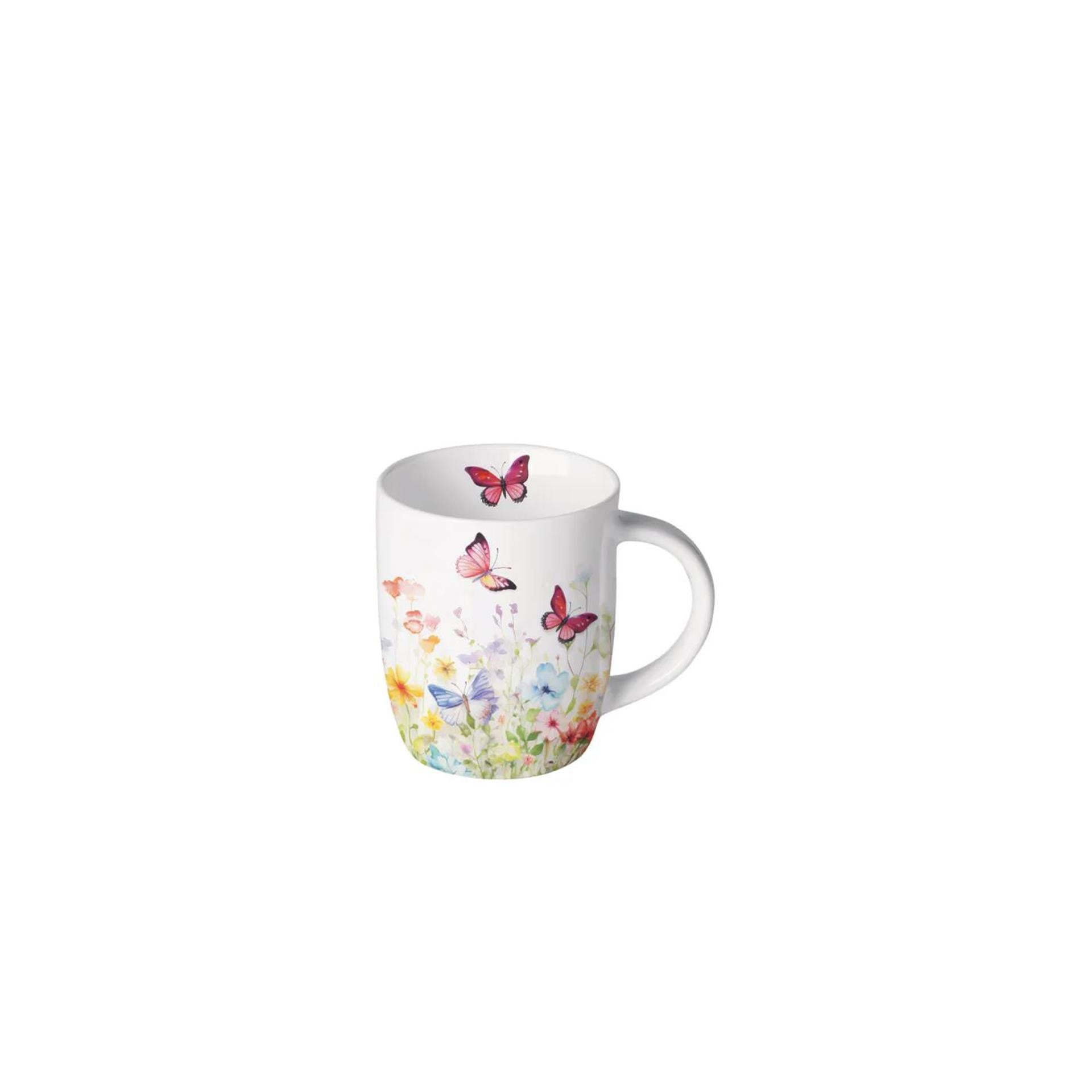 Ambiente mok 0.2l butterflies in field wit