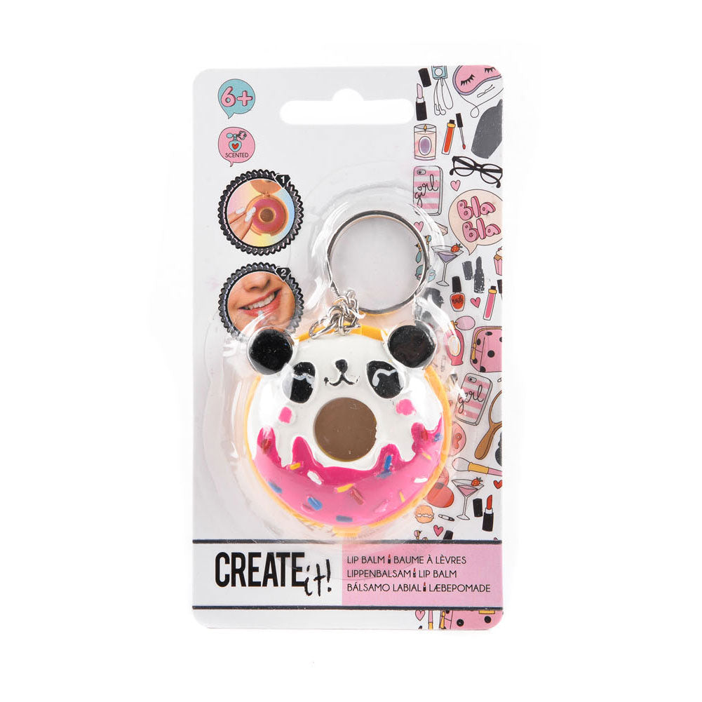 Kreiere es! Beauty-Schlüsselanhänger-Donut mit Lippenbalsam