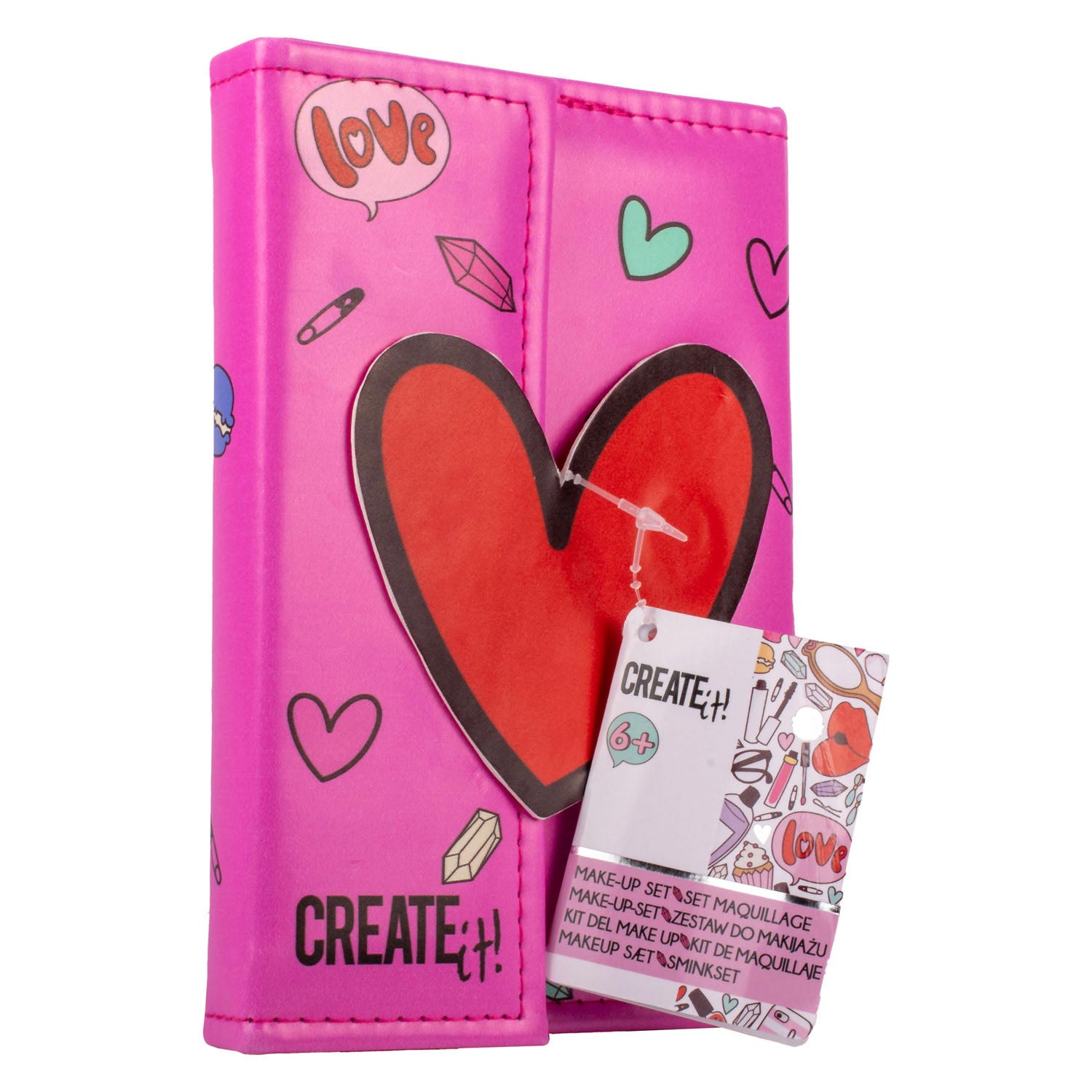 Canenco Create it! Beauty-Make-up-Buch mit Magnetverschluss