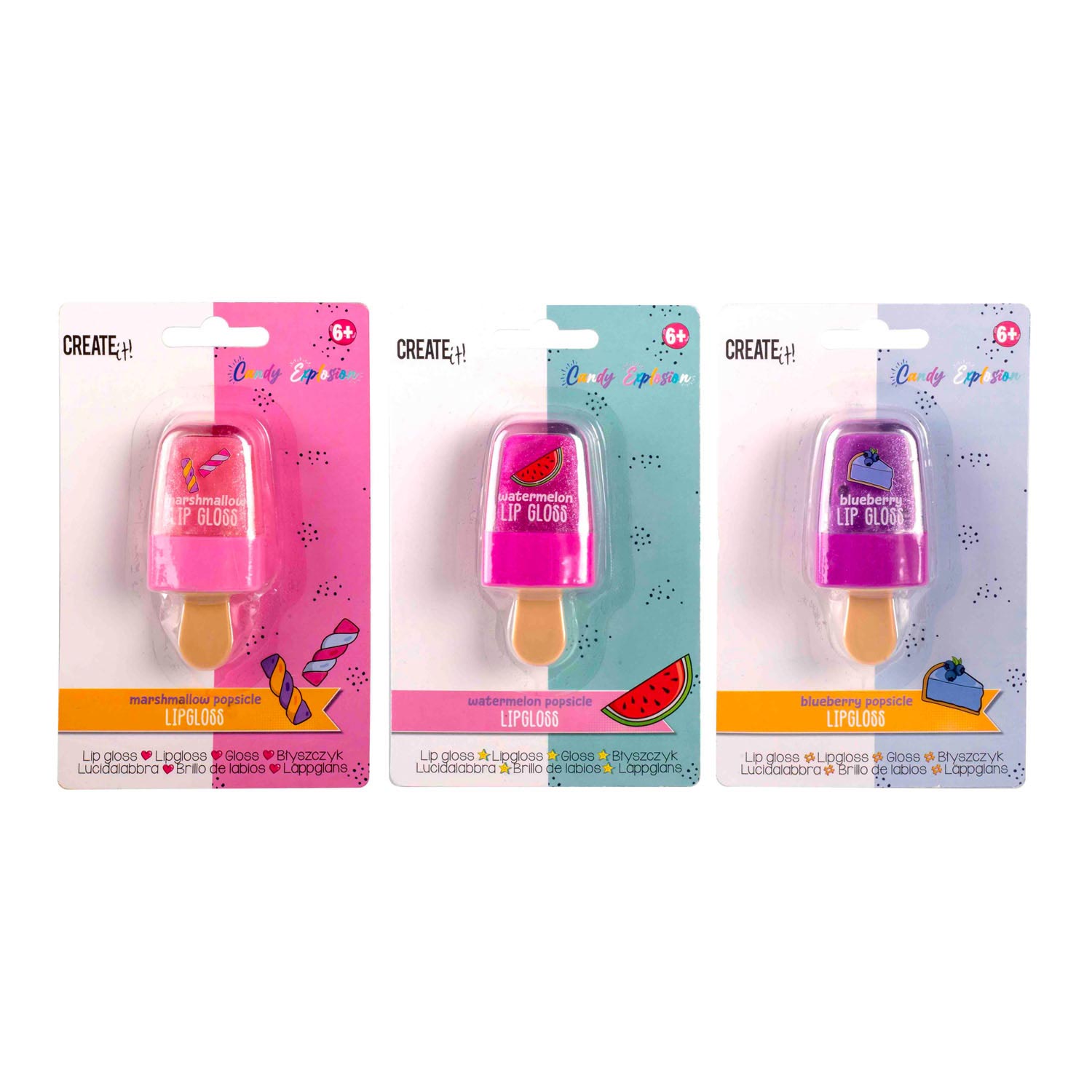 Canenco Create it! Candy Explosion Lipgloss-Eis am Stiel
