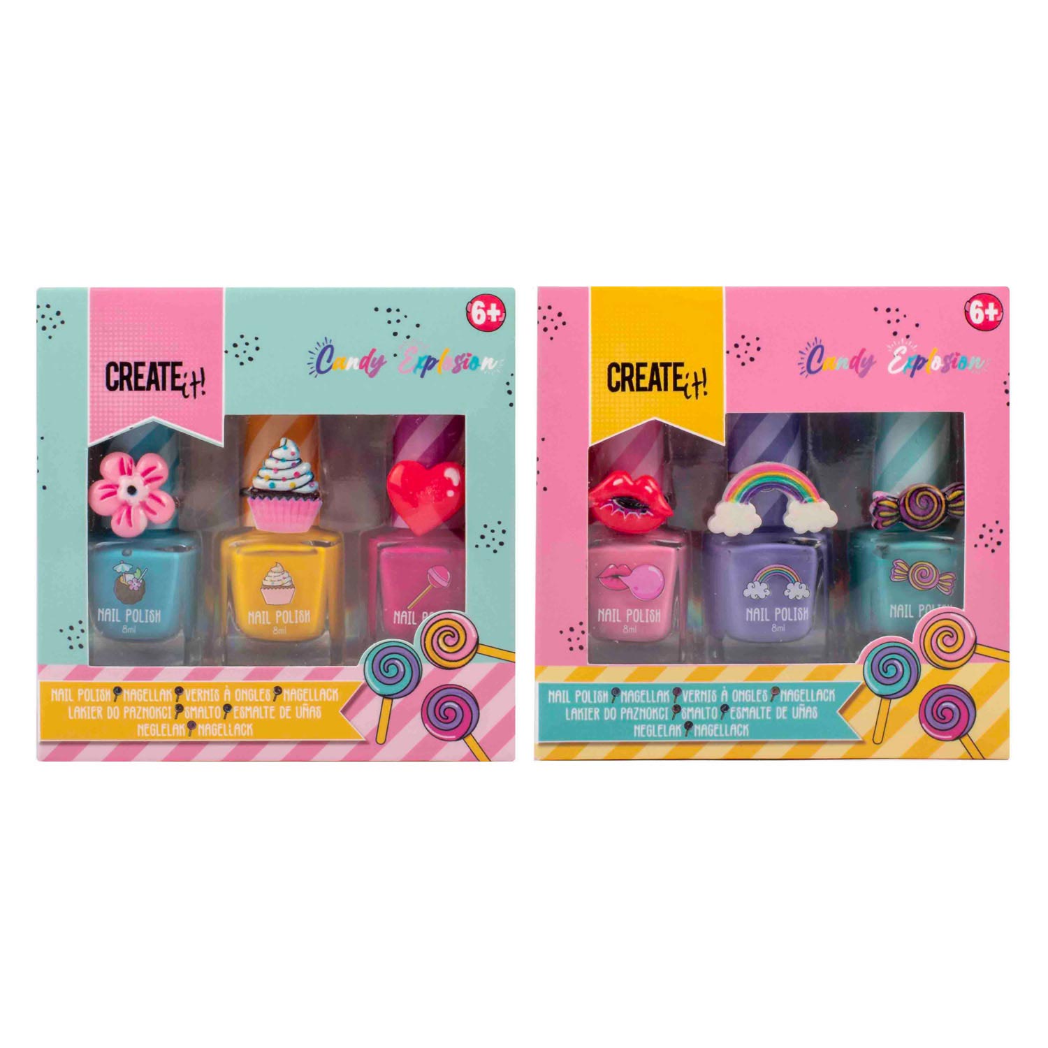 Create It! Candy Explosion Nagellak, 3st.