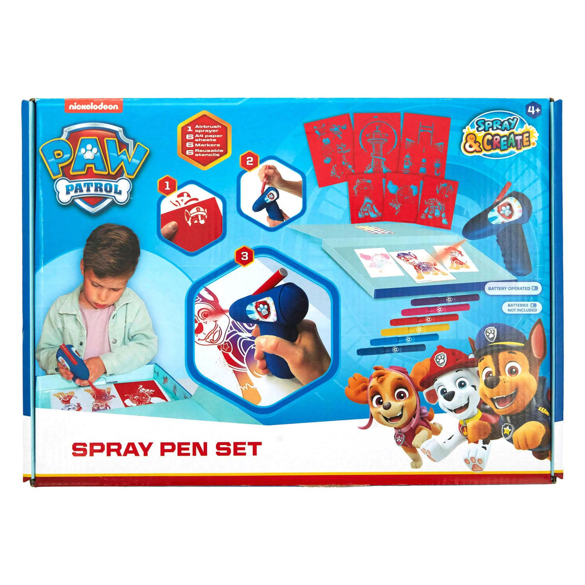 Canenco Paw Patrol Elektrisches Blasstift-Set