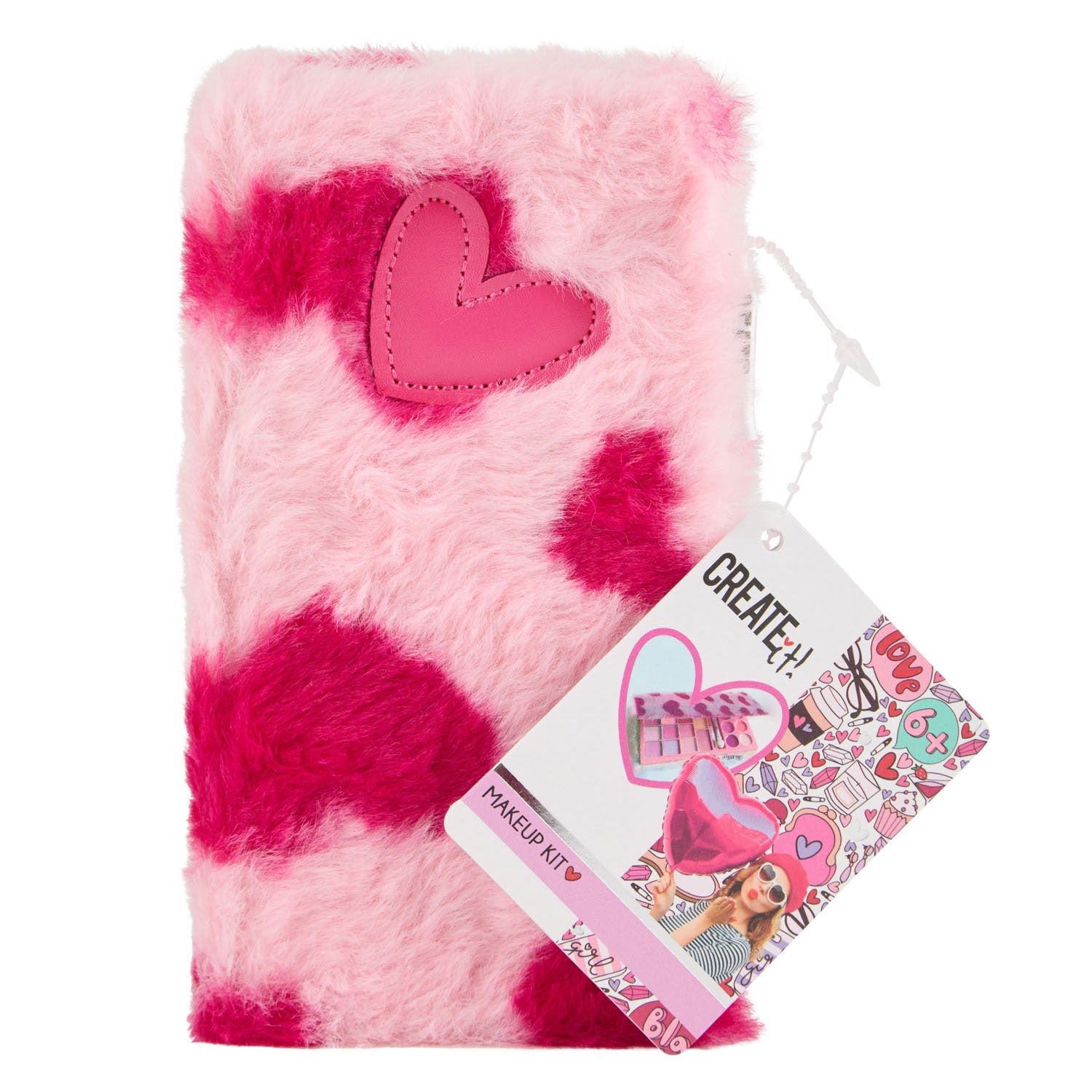 Create it! love make-up boekje fluffy hartjes | 6 stuks