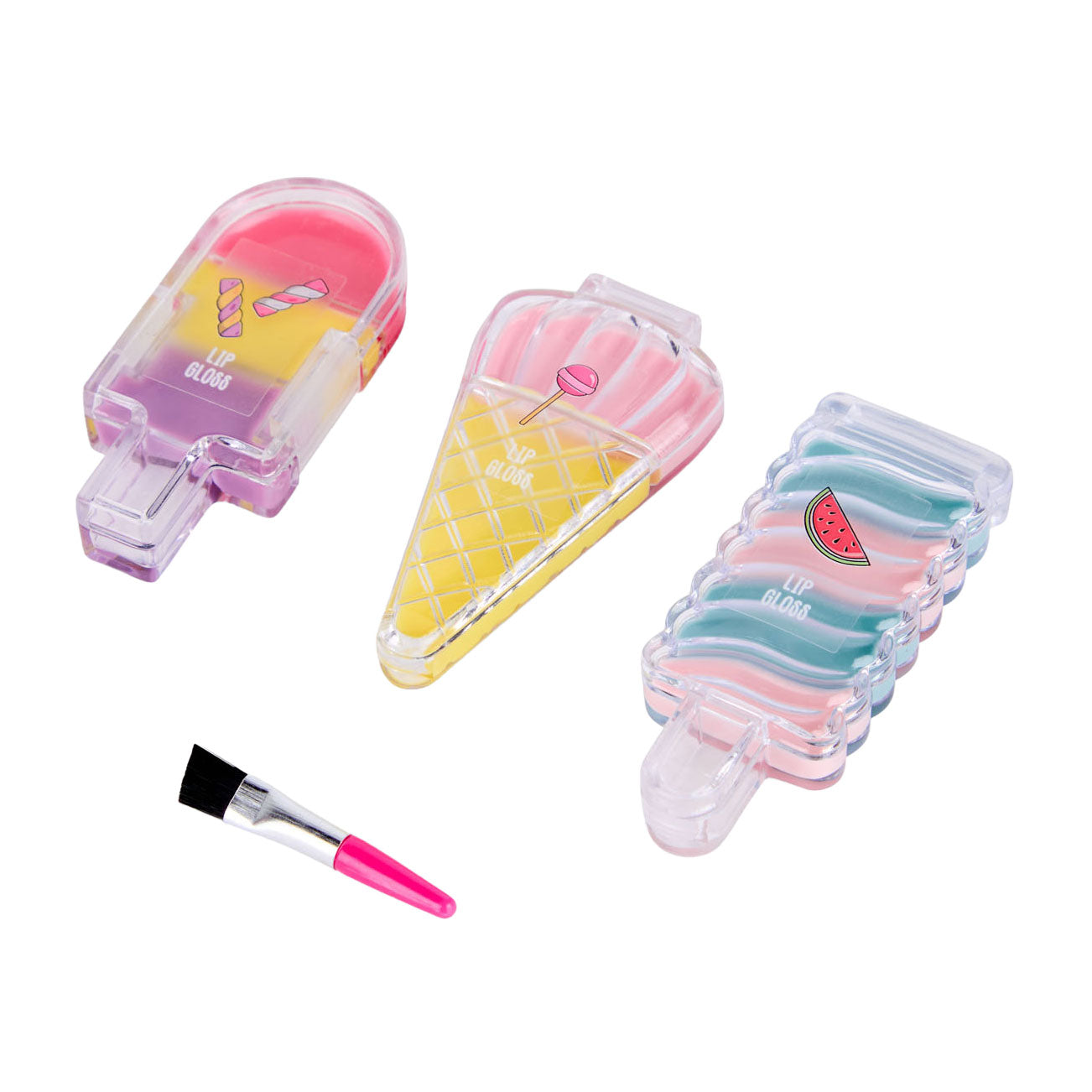 Erstellen Sie es! Candy Lipgloss Eiscreme, 3 Stk.