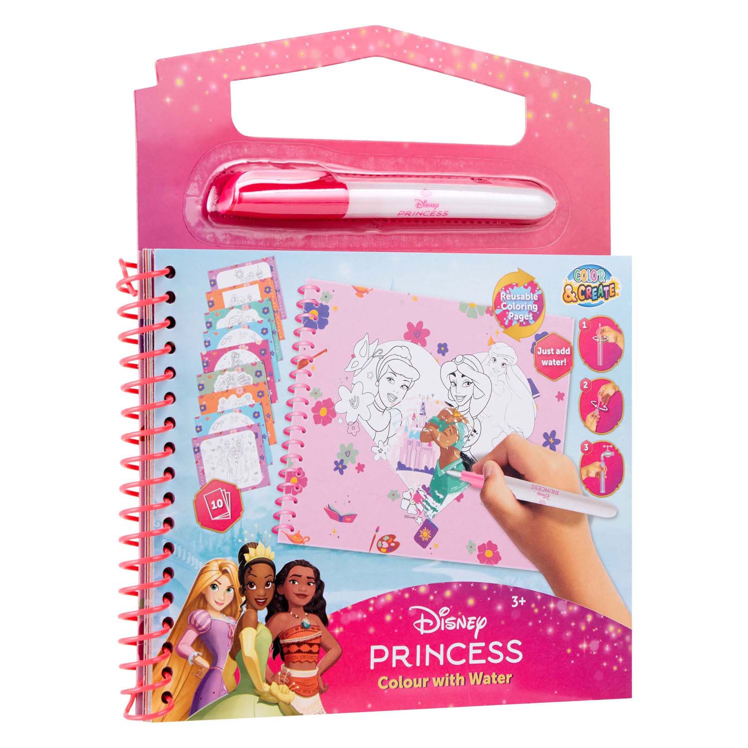 Canenco Disney Prinzessinnen Aquarellbuch