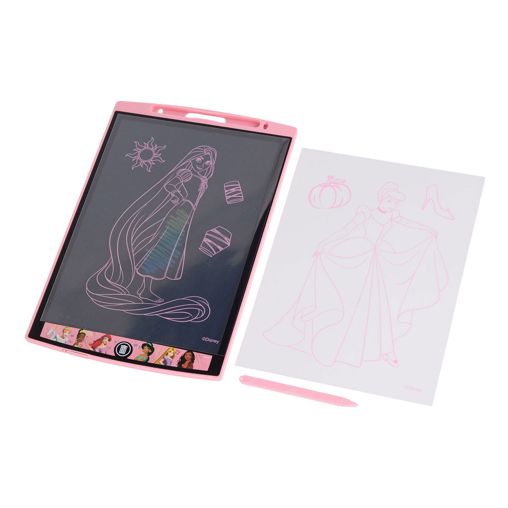 Canenco disney princess lcd tekenbord regenboog
