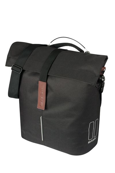 Basil b.v. tas basil city shopper enkel | mik studs | zwart | 14-16l